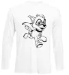 Лонгслив Супер Роккі Белый фото