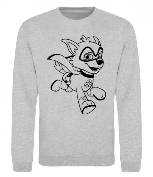 Свитшот Супер Роккі Серый меланж фото