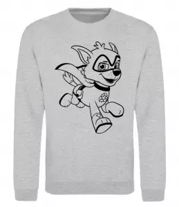 Свитшот Супер Роккі Серый меланж фото