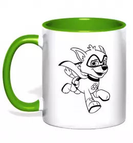 Чашка з кольоровою ручкою