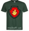 Мужская футболка Значек Маршала Темно-зеленый фото