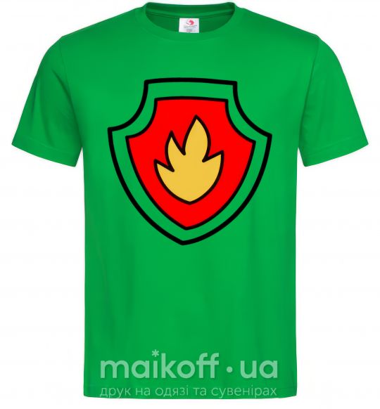 Чоловіча футболка Значек Маршала Зелений фото