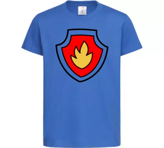 Дитяча футболка Значок Маршала Яскраво-синій фото