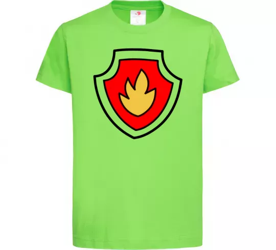Дитяча футболка Значок Маршала Лаймовий фото