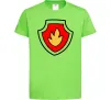 Дитяча футболка Значок Маршала Лаймовий фото