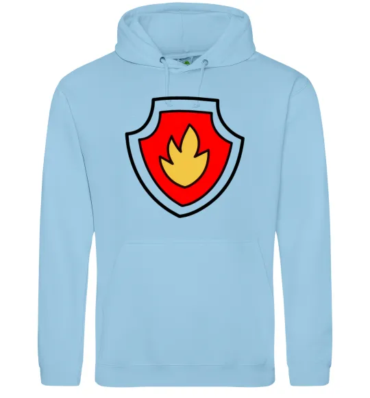 Мужская толстовка (худи) Значок Маршала Голубой фото