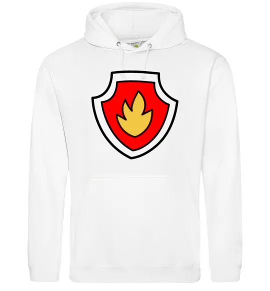 Женская толстовка (худи) Значок Маршала Белый фото