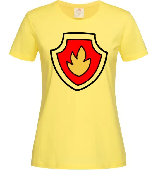 Женская футболка Значок Маршала Лимонный фото