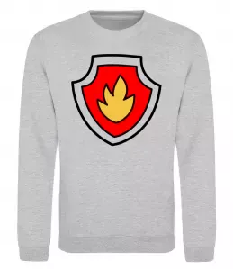 Свитшот Значок Маршала Серый меланж фото