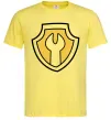 Мужская футболка Значок Раббл Лимонный фото