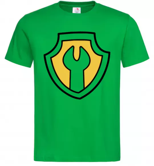 Мужская футболка Значок Раббл Зеленый фото