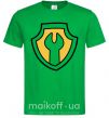 Мужская футболка Значек Крепыша Зеленый фото