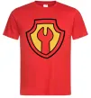 Мужская футболка Значок Раббл Красный фото
