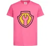 Дитяча футболка Значок Раббл Яскраво-рожевий фото