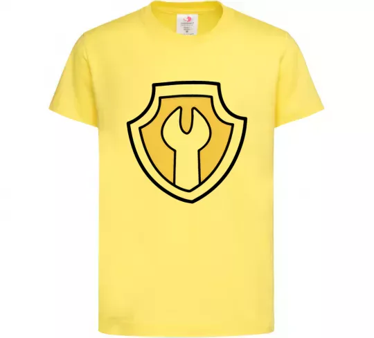 Дитяча футболка Значок Раббл Лимонний фото