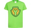 Дитяча футболка Значок Раббл Лаймовий фото