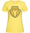 Жіноча футболка Значок Раббл Лимонний Жіноча футболка Значок Раббл Лимонний фото