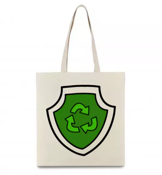 Еко-сумка Значок Роккі Бежевий фото