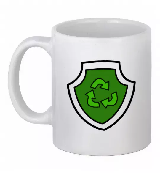 Чашка керамічна Значок Роккі Білий фото