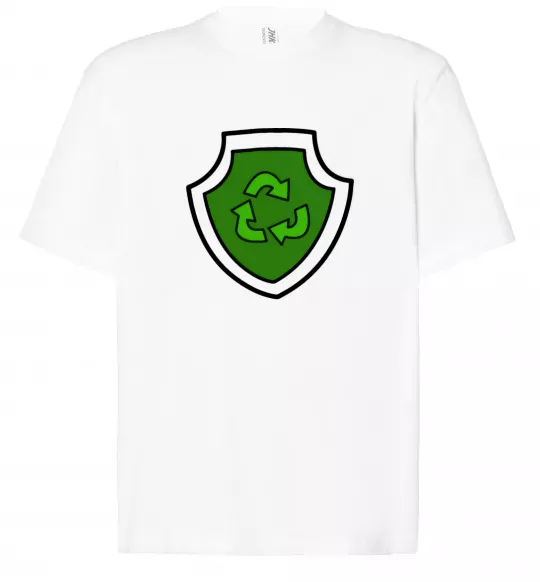 Футболка Оверсайз Значок Роккі Белый фото