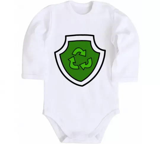 Детский боди Значок Роккі Белый фото