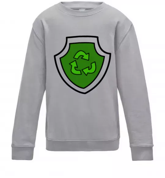 Дитячий світшот Значок Роккі Сірий меланж фото