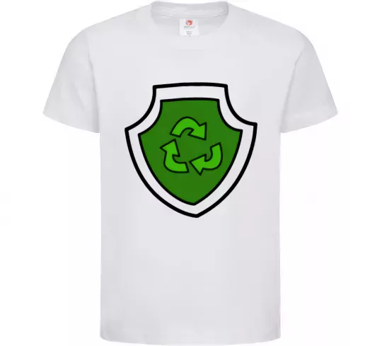 Дитяча футболка Значок Роккі Білий фото