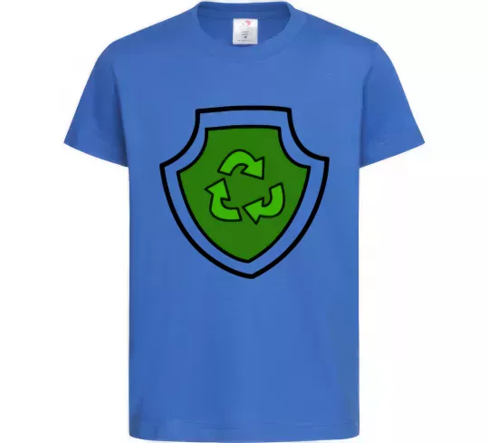 Дитяча футболка Значок Роккі Яскраво-синій фото