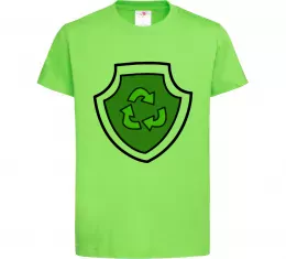 Дитяча футболка Значок Роккі Лаймовий фото