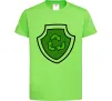 Дитяча футболка Значок Роккі Лаймовий фото