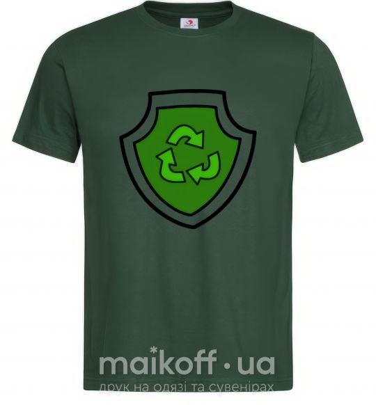 Мужская футболка Значек Рокки Темно-зеленый фото