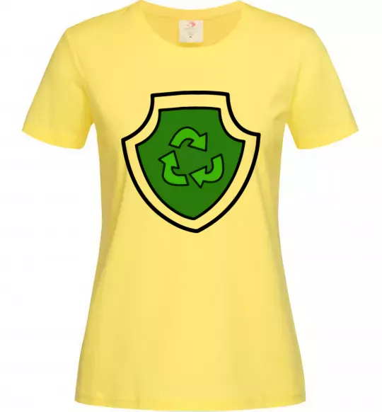 Жіноча футболка Значок Роккі Лимонний фото