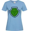Жіноча футболка Значок Роккі Блакитний фото