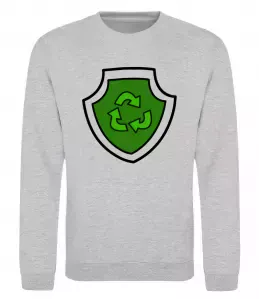 Свитшот Значок Роккі Серый меланж фото