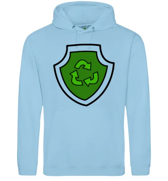 Жіноча толстовка (худі) Значок Роккі Блакитний фото