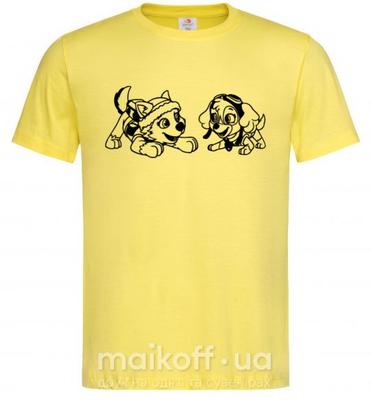 Мужская футболка Скай и Эверест Лимонный фото