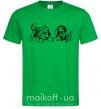 Мужская футболка Скай и Эверест Зеленый фото