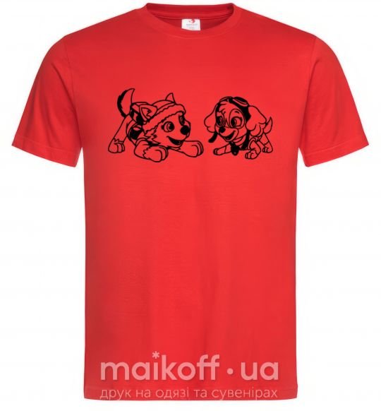 Чоловіча футболка Скай и Эверест Червоний фото