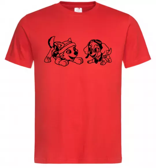 Мужская футболка Скай і Еверест Красный фото