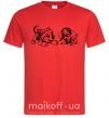 Мужская футболка Скай и Эверест Красный фото