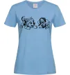 Жіноча футболка Скай і Еверест Блакитний Жіноча футболка Скай і Еверест Блакитний фото
