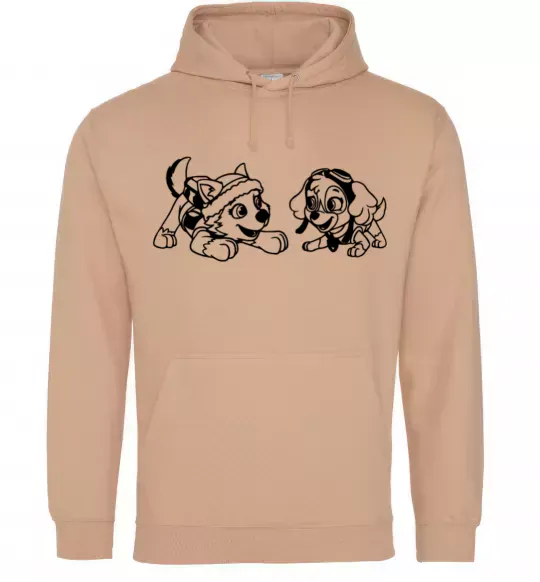 Чоловіча толстовка (худі) Скай і Еверест Пісочний фото