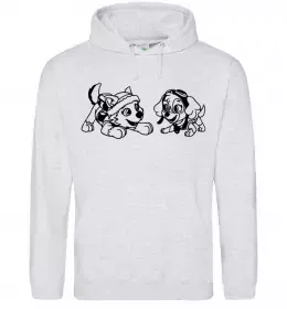 Женская толстовка (худи) Скай і Еверест Серый меланж фото