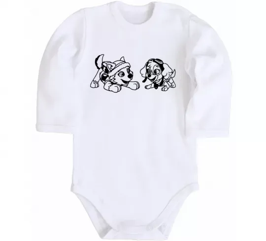 Детский боди Скай і Еверест Белый фото