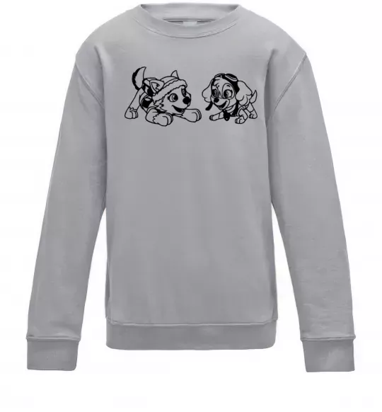 Дитячий світшот Скай і Еверест Сірий меланж фото