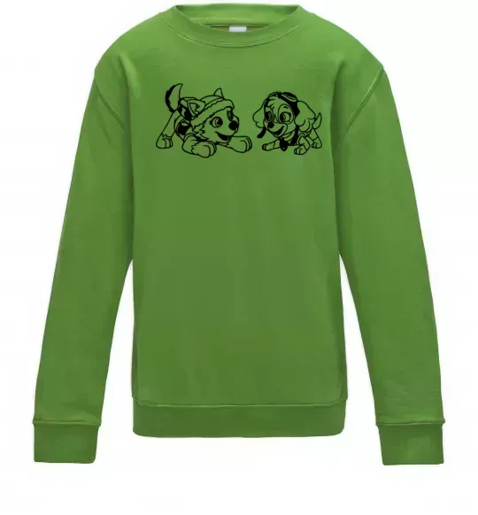 Дитячий світшот Скай і Еверест Лаймовий фото