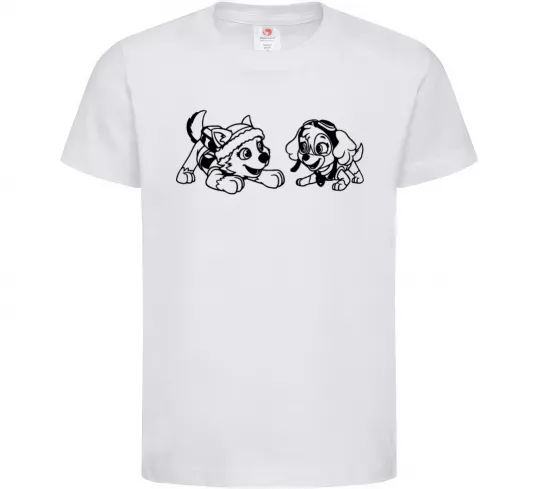 Дитяча футболка Скай і Еверест Білий фото