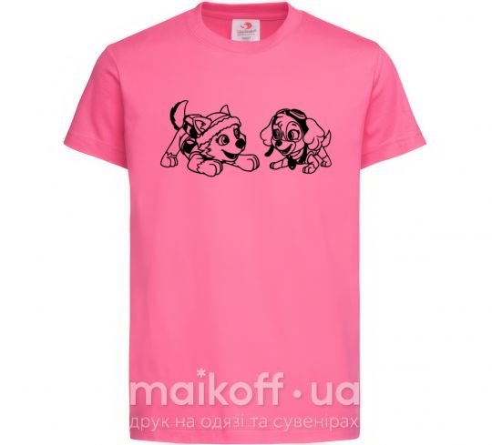 Дитяча футболка Скай и Эверест Яскраво-рожевий фото
