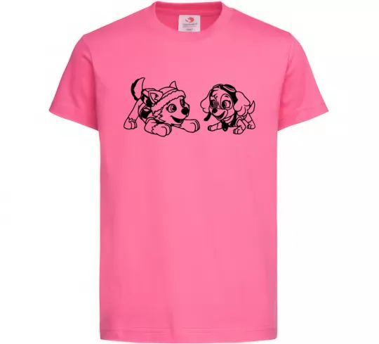 Дитяча футболка Скай і Еверест Яскраво-рожевий фото