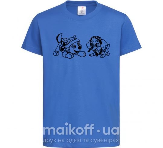 Дитяча футболка Скай и Эверест Яскраво-синій фото
